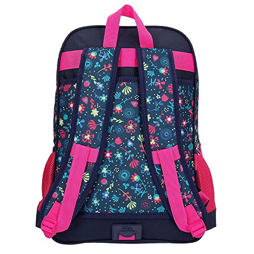 Mochila doble compartimento adaptable a carro Movom Nice Flowers