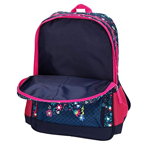 Mochila doble compartimento adaptable a carro Movom Nice Flowers