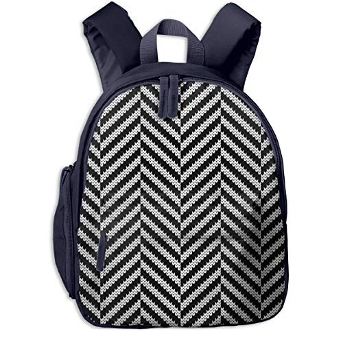 Mochilas Infantiles, Bolsa Mochila Niño Mochila Bebe Guarderia Mochila Escolar con Tejido Textura Espina De Pescado para Niños De 3 a 6 Años De Edad