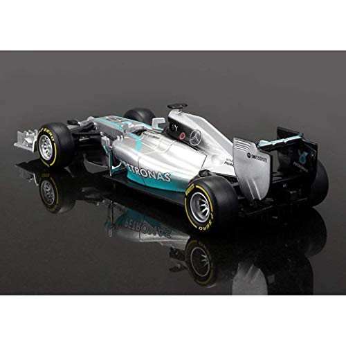 Modelo de automóvil Mercedes-Benz AMG modelo de simulación 1:32 de la aleación original F1 Fórmula coche de deportes de aleación coche modelo exclusivo de colección modelo (color: plata, Tamaño: el 14