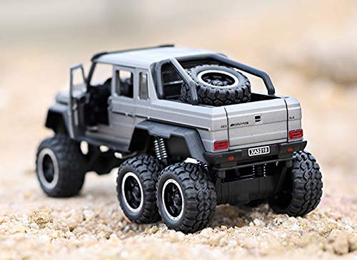 Modelo de automóvil Mercedes-Benz G63 aleación modelo de coche de Desert King Babosi Simulación Off-road del vehículo Inercia sonido y la luz del coche modelo exclusivo for niños de Colección Modelo (