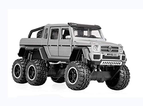 Modelo de automóvil Mercedes-Benz G63 aleación modelo de coche de Desert King Babosi Simulación Off-road del vehículo Inercia sonido y la luz del coche modelo exclusivo for niños de Colección Modelo (