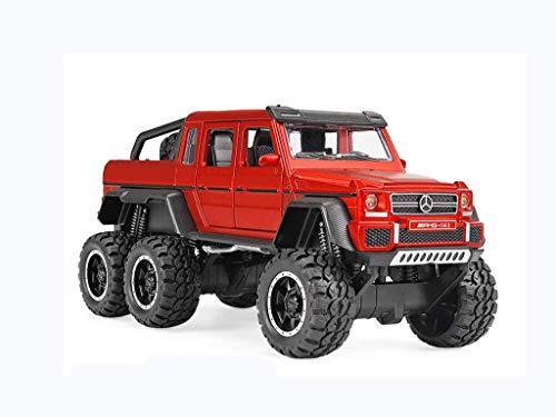 Modelo de automóvil Mercedes-Benz G63 aleación modelo de coche de Desert King Babosi Simulación Off-road del vehículo Inercia sonido y la luz del coche modelo exclusivo for niños de Colección Modelo (