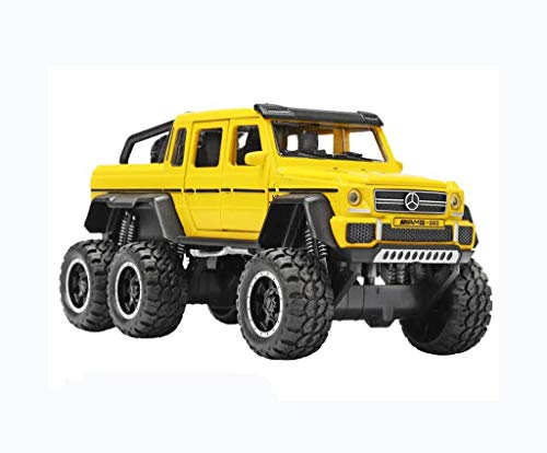 Modelo de automóvil Mercedes-Benz G63 aleación modelo de coche de Desert King Babosi Simulación Off-road del vehículo Inercia sonido y la luz del coche modelo exclusivo for niños de Colección Modelo (