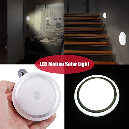 Moent Luz 10 LED Sensor de Movimiento inalámbrico Luz Gabinete de Pared Armario Lámpara de cajón Batería
