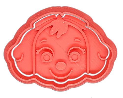 Molde Cortador de Galletas - Dibujos Animados Patrulla Canina – Skye (Coral)