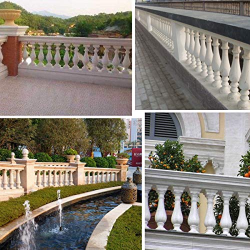 Molde de columna romana, Kucy Balcón Jardín Piscina Valla Cemento Railing yeso hormigón molde