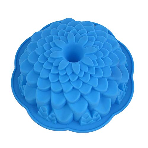 Molde De Pastel,Molde De Pastel De Flores De Gran Tamaño Molde De Silicona Margarita Flor Pan Molde De Pastel De Gasa Girasol Panadería Pastelería Molde Para Hornear Pan 2Pcs