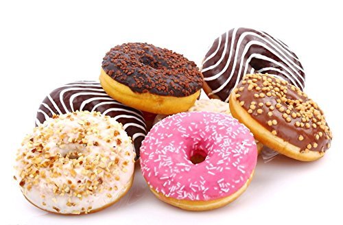 Molde Donuts con 12 cavidades Molde para donas Para Hornear Estaño Acero al Carbón Muffin Pan Cup Bandeja de Pastel para Donuts Muffins Cupcakes Pie