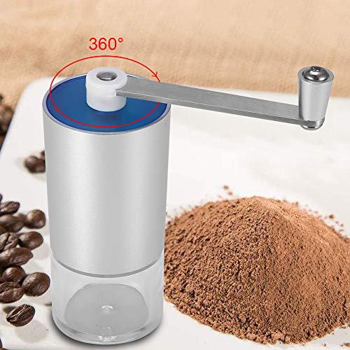 Molinillo de café, molinillo de café manual Máquina de molienda de granos de acero inoxidable para moler granos, semillas de sésamo, maní, regalo para amantes o amigos(20g (for 1-2 people))