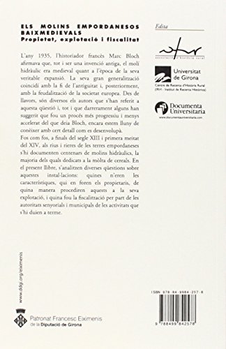 Molins empordanesos baixmedievals,Els (BHR (Biblioteca d'Història Rural))