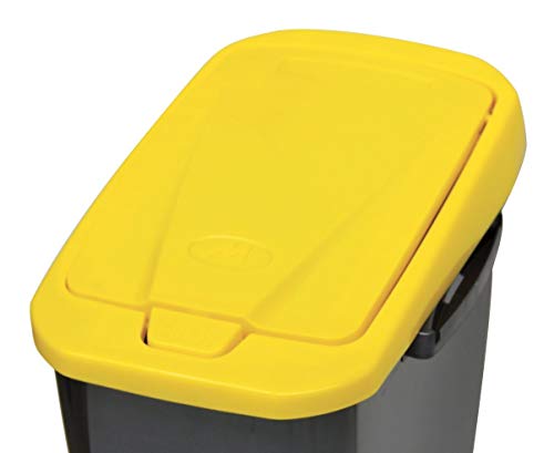 mondex 278Y251 - Cubo Ecobin 25L Con Tapa Amarilla