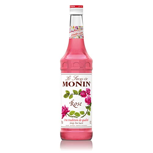 Monin Rose (sin alcohol) - 3 Paquetes de 3 x 233.33 ml - Total: 2100 ml