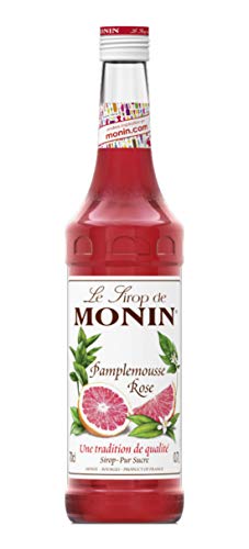 Monin Sirope Pomelo Rosa - 3 botellas x 700 ml - Total: 2100 ml