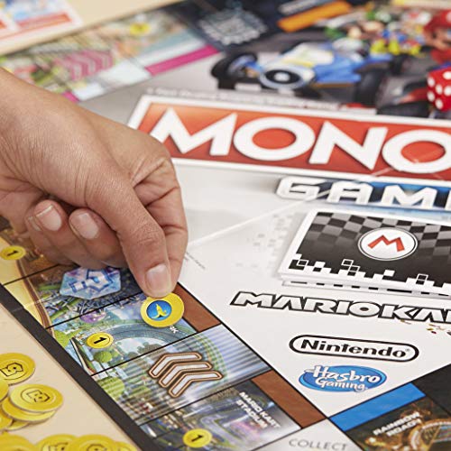 Monopoly- Gamer Mario Kart (Versión Española), Multicolor, única (Hasbro E1870105)