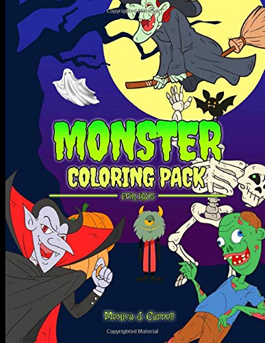 Monster Coloring Pack for kids: The Most Fun and Adorable Coloring Book for Children's Activity Books 4-8 age