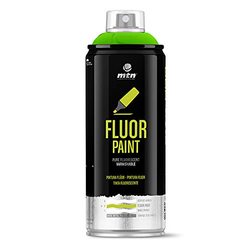 Montana Colors MTN PRO Pintura Flúor Verde - Spray de Pintura, Flúor Verde