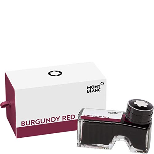 Montblanc 105198 Tintero Burgundy Red – Tinta para pluma de alta calidad en lujoso diseño, 1 x 60 ml