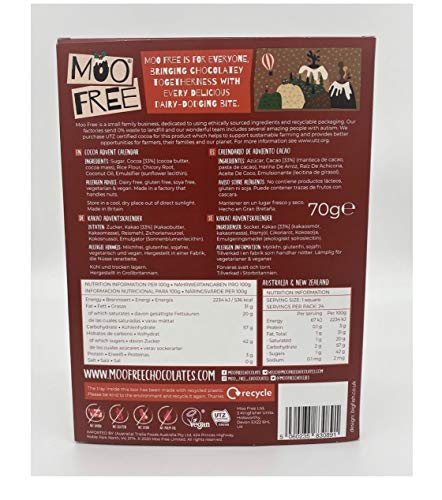 Moo Free Dairy Free Organic Calendario de Adviento