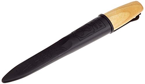 Mora 106-1630 Cuchillo a Lama Fissa,Unisex - Adulto, Negro, un tamaño