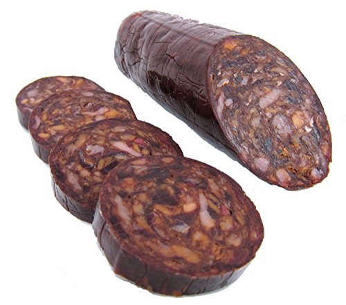 MORCILLA IBÉRICA, EMBUTIDO CURADO DE ELABAORACION TRADICIONAL CON CARNE Y GRASA DE CERDO IBERICO 400-450GR)