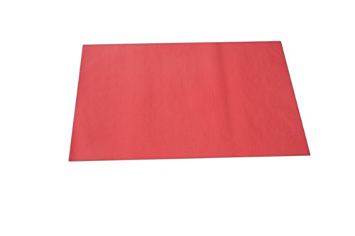 MORIGAMI MT300100045 Mantel Individual, 30 x 40 cm, Gofrado, 44 gramos, Rojo, Set de 800 unidades