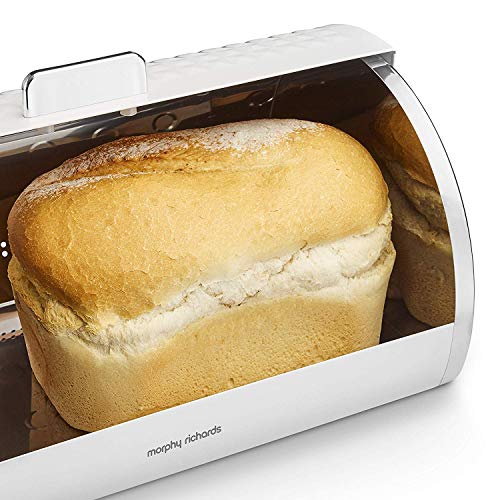 Morphy Richards - Panera, tamaño Grande, Color Blanco