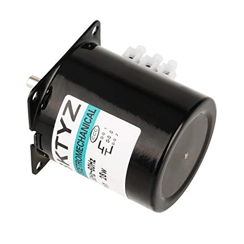 Motor de baja velocidad AC220V 28W 5-80r / min Motor síncrono de imán permanente en miniatura CW/CCW(5rpm)