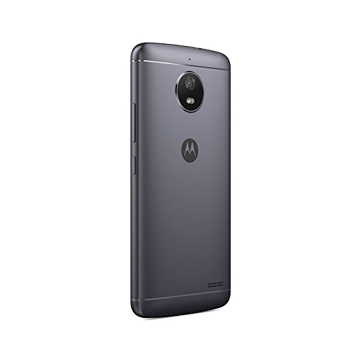 Motorola Moto E4 - Smartphone Libre de 5" HD, 2.800 mAh de batería, cámara de 8 MP, 2 GB de RAM + 16 GB de Almacenamiento, procesador Quad-Core de 1.3 GHz, Color Gris