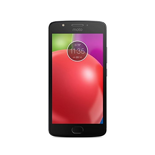 Motorola Moto E4 - Smartphone Libre de 5" HD, 2.800 mAh de batería, cámara de 8 MP, 2 GB de RAM + 16 GB de Almacenamiento, procesador Quad-Core de 1.3 GHz, Color Gris