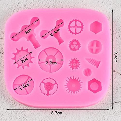 MOUJU Cake Border Fondant Moldes Cocina Hornear Decoración Herramienta Maquinaria Industrial Molde de Chocolate Herramientas de decoración de Pasteles