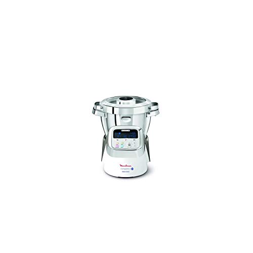 Moulinex HF906B10 robot de cocina 4,5 L Blanco 1550 W - Robots de cocina (4,5 L, 150 °C, 120 min, Blanco, Acero inoxidable, Acero inoxidable)