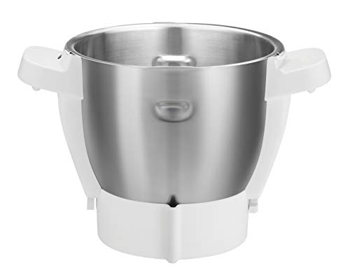 Moulinex XF380E - Bol de acero inoxidable para el robot de cocina Companion, capacidad 4.5 L, con eje extraíble para cocinar 2 recetas sin que tengas que lavar entre ellas