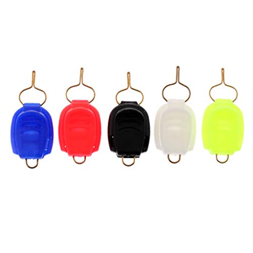 MOUNTAIN MEN 20pcs Spinning Porta-bobinas Línea tapón Baitcasting Alambre Hebilla Guardián Compruebe Piscina Accesorios Deportes de Aventura Diver (Color : Multi-Colored)