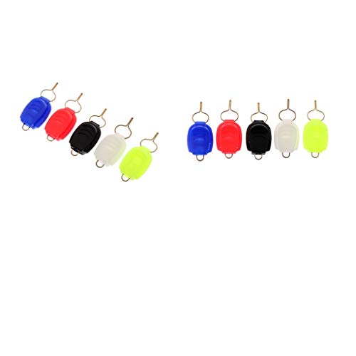 MOUNTAIN MEN 20pcs Spinning Porta-bobinas Línea tapón Baitcasting Alambre Hebilla Guardián Compruebe Piscina Accesorios Deportes de Aventura Diver (Color : Multi-Colored)