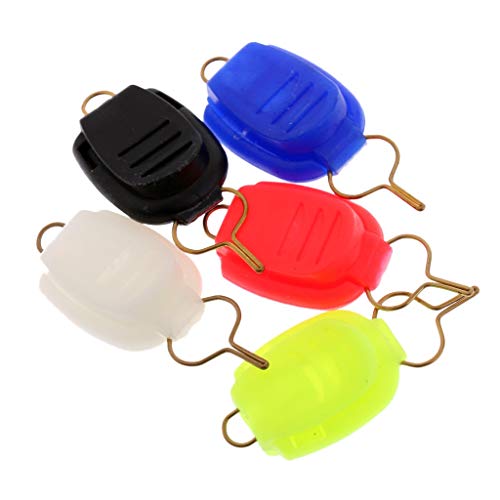 MOUNTAIN MEN 20pcs Spinning Porta-bobinas Línea tapón Baitcasting Alambre Hebilla Guardián Compruebe Piscina Accesorios Deportes de Aventura Diver (Color : Multi-Colored)