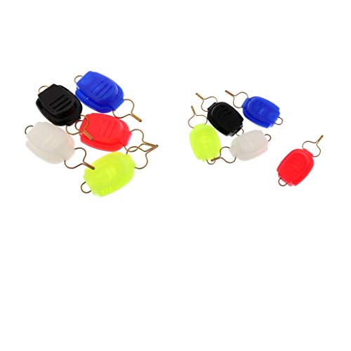 MOUNTAIN MEN 20pcs Spinning Porta-bobinas Línea tapón Baitcasting Alambre Hebilla Guardián Compruebe Piscina Accesorios Deportes de Aventura Diver (Color : Multi-Colored)