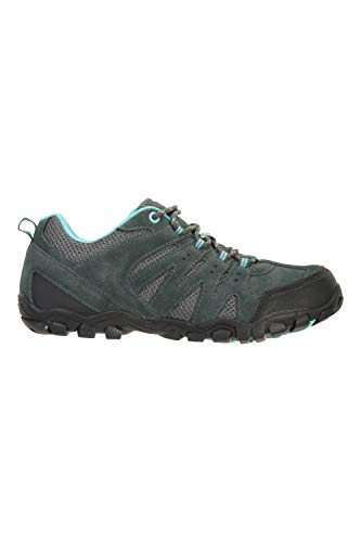 Mountain Warehouse Zapatillas de Senderismo para Mujer - Transpirables, con Malla Superior, Suela de Goma Duradera y Plantilla EVA - Ideales para Senderismo Azul petróleo Talla Zapatos Mujer 39 EU