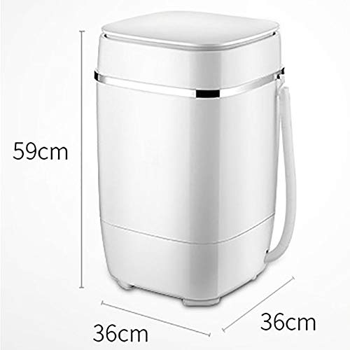 MOUTALE 2 En 1 Portátil Compacto Bebé Bebé Tina Individual Lavadora Y Secadora, Mini Silencioso 3.2kg Lavado + 2kg Capacidad De Secado, Adecuado para Acampar Apartamento Dormitorio