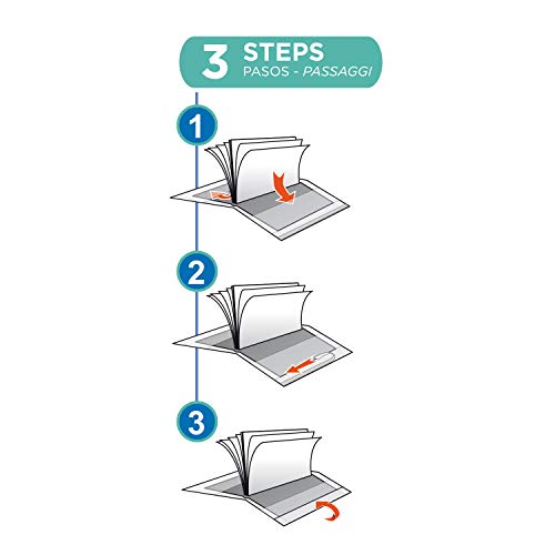 MP - Forro de Libros Autoadhesivo y Ajustable Transparente - Pack de 5 Unidades 29x53 cm