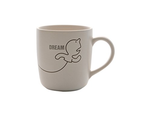 Mr, P Taza de café té Dreams vs, Reality Pot de cerámica Blanco