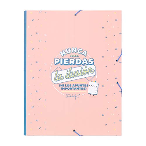 Mr. Wonderful Nunca Pierdas la Ilusión (ni los Apuntes Importantes) Carpeta Separadora, Multicolor, Talla Única