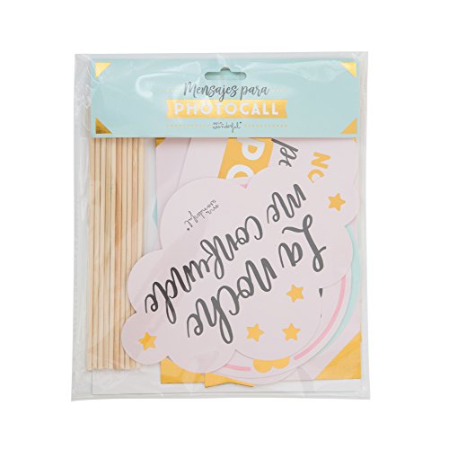 Mr; Wonderful Woa08938Es Accesorios Mr; Wonderful Para Photocall - Mensajes, 20X0.5X31 Cm