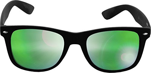 MSTRDS Sunglasses Likoma Mirror Gafas, Negro (Black/Green 4440), talla única Unisex Adulto