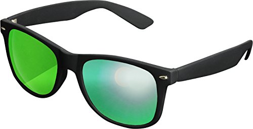 MSTRDS Sunglasses Likoma Mirror Gafas, Negro (Black/Green 4440), talla única Unisex Adulto