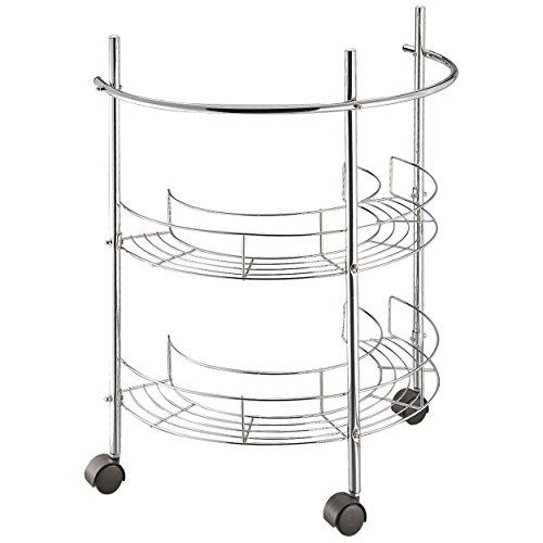 MSV ESTANTERIA BAJO Lavabo con 1 Barra TOALLERA DE Metal Cromado, Acero Inoxidable, Plateado, 66.5x34x54.5 cm