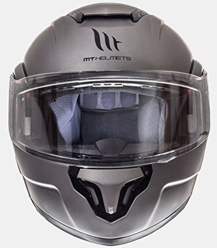 MT - Casco Modular Atom SV Solid Titanio Mate Talla M (57-58 cm)