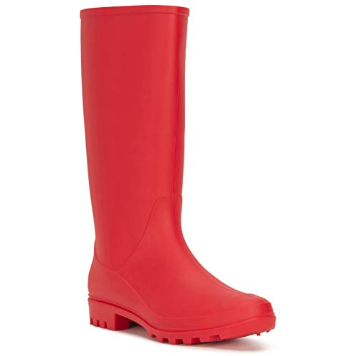 Mujer Original Alto Estiércol Invierno Nieve Impermeable Lluvia Botas De Goma Botas - Rojo - UK6/EU39 - BL0279