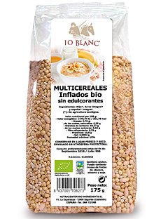 Multicereales inflados bio sin edulcorantes Lo Blanc - Bolsa 175 g