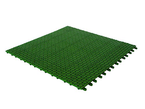 Multiplate 03MPVE - Azulejos Flexibles de plástico, 55,5 x 55,5 cm, Color Verde